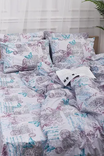 Пододеяльник Moon&Star Бязь Gold Люкс Butterfly King Size 220x240 см - фото 5