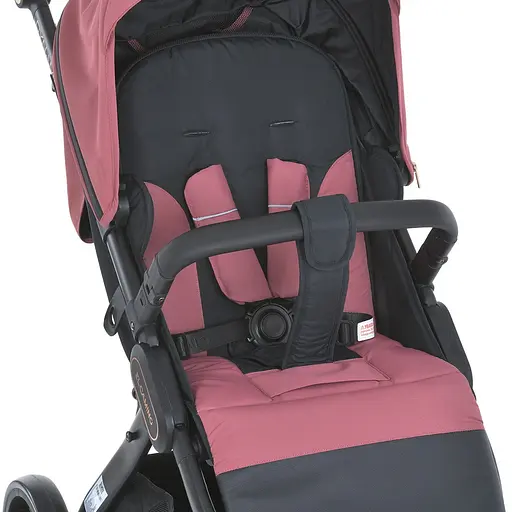 Детская прогулочная коляска-книга El Camino ME 1053-3 Dynamic Pro Dusty Rose Темно-розовая - фото 7