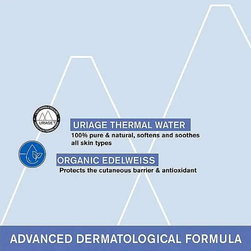 Очищающая вода Uriage Bebe 1st Water No-Rinse для детской кожи 500 мл - фото 6