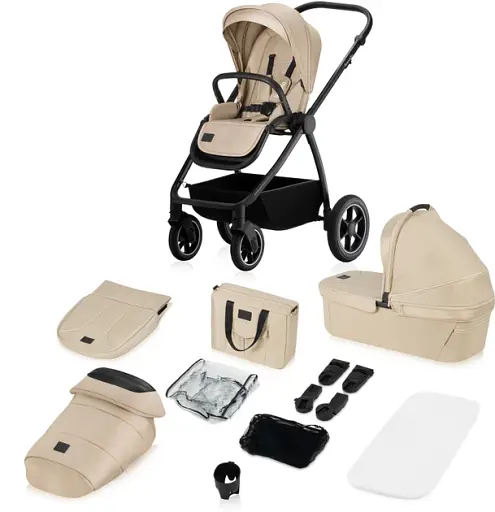 Универсальная коляска 2 в 1 Lionelo Meril Beige Sand (LO-MERIL 2IN1 BEIGE SAND) - фото 8