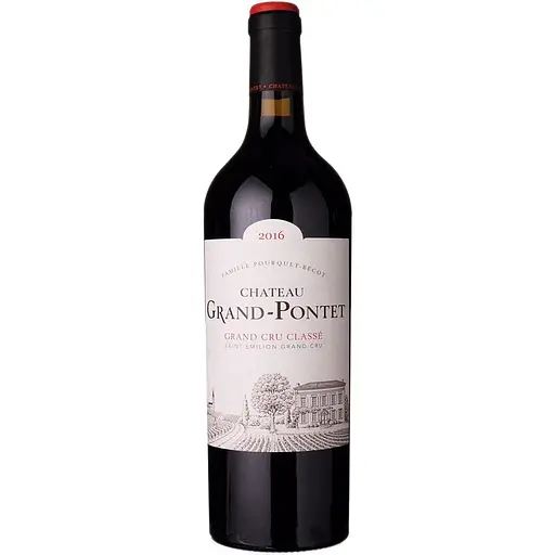 Вино Chateau Grand Pontet St-Emilion GC AOC 2016 червоне сухе 1.5 л