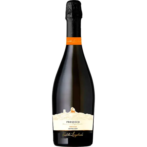 Вино игристое Castello Longobardo Prosecco Spumante Extra Dry белое сухое 0.75 л - фото 1