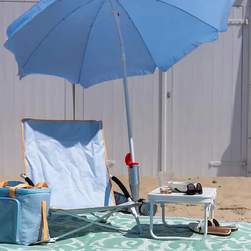 Крісло розкладне Bo-Camp Saint-Malo Pastel Blue блакитне (DAS303257) - фото 10