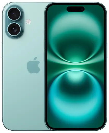 Смартфон Apple iPhone 16, 128GB Teal NEW - фото 1