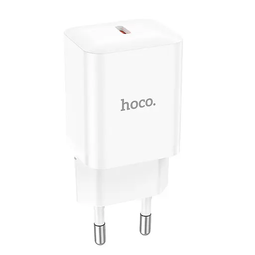 Мережевий зарядний пристрій Hoco N27 Innovative single port PD20W charger білий - фото 1