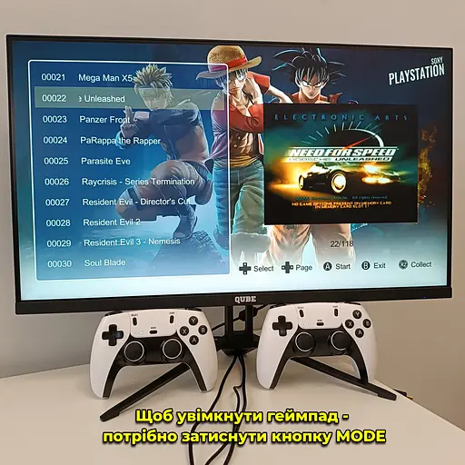 Ігрова приставка Game Stick Pro HDMI 20000 гр. Ретро консоль. 2 геймпади. NES, PlayStation. Пам'ять 64 гб. - фото 4