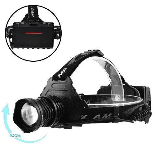 Налобний ліхтар BL-T70pro-HP70 zoom + Powerbank + microUSB + 3х18650 - фото 2