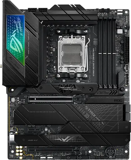 Материнська плата Asus X670E-F ROG Strix Gaming Wi-Fi Socket AM5 (ROG STRIX X670E-F GAMING WIFI) Б/В - фото 1
