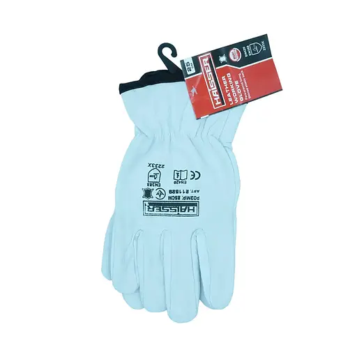 Рукавички комбіновані козяча шкіра пара - арамід підкл. еласт. бавовна Haisser 211529 (146256)