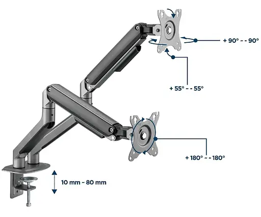 Кронштейн Gembird MA-DA2-05 MA-DA2-05 - фото 5