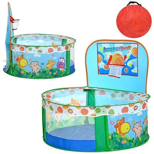 Манеж детский с баскетбольным кольцом, MR1489