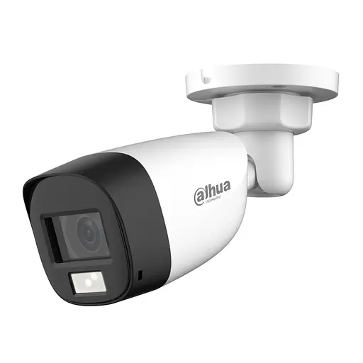 HDCVI-видеокамера 2Mp Dahua DH-HAC-HFW1200CLP-IL-A f=2.8mm, ИК+LED, с микрофоном (99-00014828)