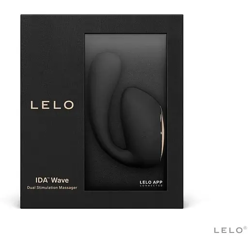 Смарт-вибратор Lelo Ida Wave Black вагинально-клиторальный технология WaveMotion 2 мотора - фото 7
