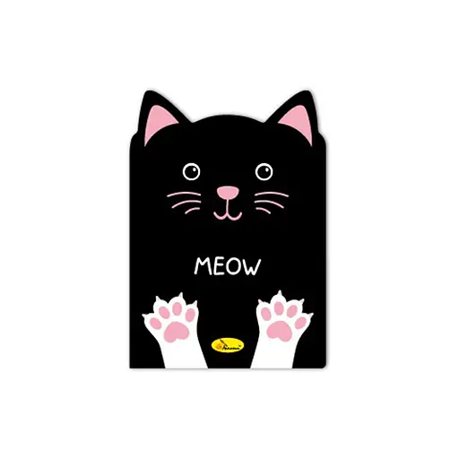 Дитячий блокнот з вушками "Meow" АП-1803-02, 24 сторінки