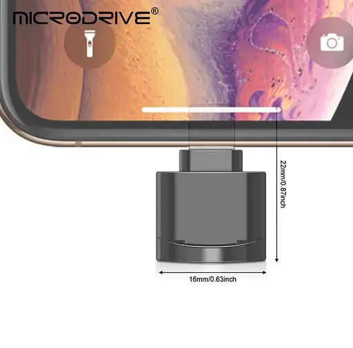 Адаптер для читання Micro TF SD-карт, конвертер для Iphone Ipad OTG в Micro SD - фото 5