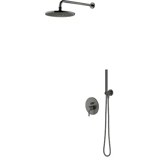 Душова система прихованого монтажу Omnires Y graphite SYSY35GR, Графіт - фото 1