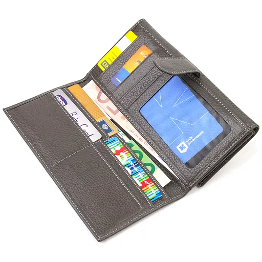 Жіночий шкіряний гаманець Canpellini 10х19х1.5 см acs0025571 - фото 4