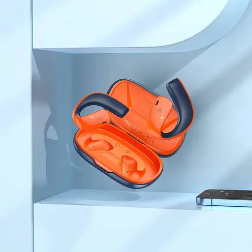 Навушники бездротові Hoco EQ4 Graceful true wireless headset до 12 годин сині - фото 2