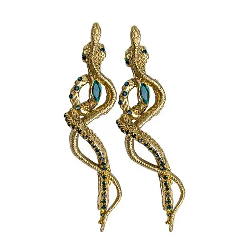 Серьги Владычица змей - фото 1