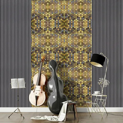 Самоклеюча алюмінієва плитка 300x300x3 мм Луска SW-00001931 - фото 7