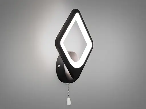 Бра Romin Diasha Серія 8060 чорне LED 19 Вт - фото 2