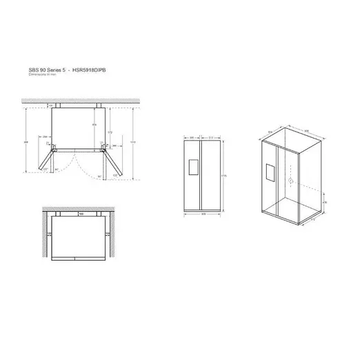 Холодильник із морозильною камерою Haier HSR3918EWPG - фото 8