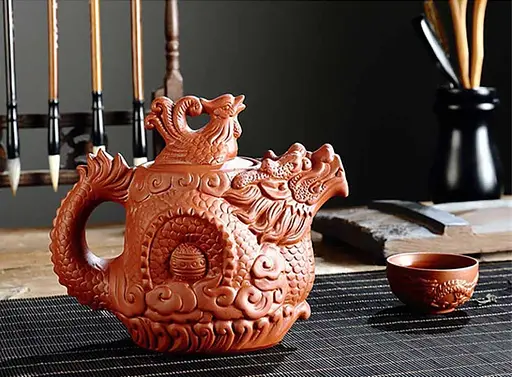 Иссинский чайник Феникс на Драконе, 550 мл - фото 10