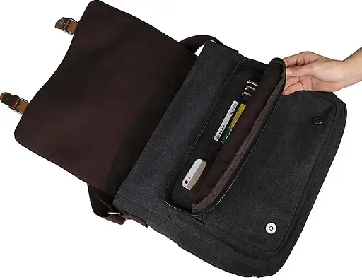 Сумка мужская Vintage 38х33х13 см 000154124 - фото 8