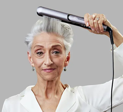 Выпрямитель Remington ProLuxe You Adaptive, 52 Вт, 9 температурных режимов, 150–230 °C, дисплей, ионизация, керамика, черно-серый - фото 6