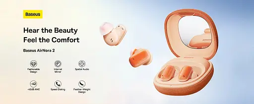 Навушники Baseus AirNora 2 TWS Gradient Orange - фото 7