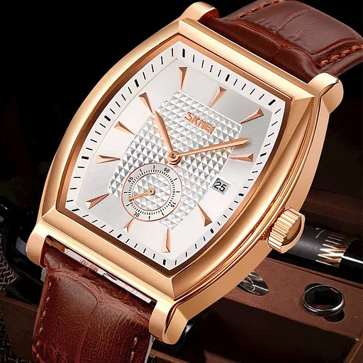 Наручний годинник чоловічий 9306RGSI Rose Gold-Silver Skmei acs0030938 - фото 5