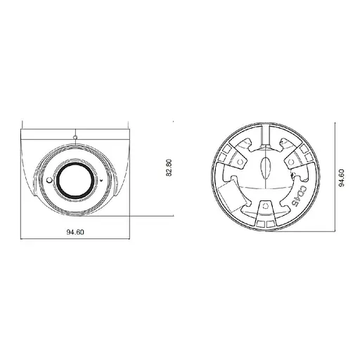 IP-видеокамера 4MP TVT TD-9544E3 (D/PE/AR2) White f=2.8mm (77-00017) - фото 4