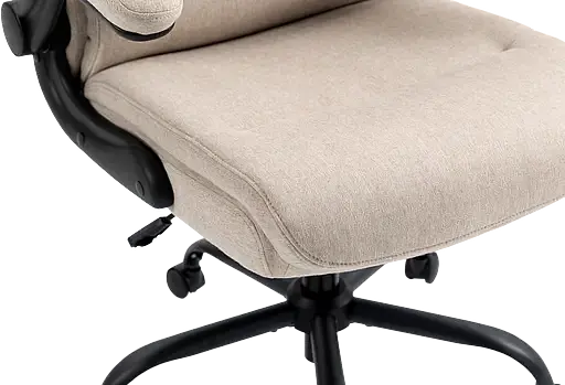 Офисное кресло GT Racer бежевое (B-3021 Fabric Beige) - фото 5