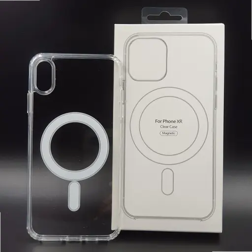 Чехол MagSafe Clear Case для iPhone XR/iPhone XS Max + защитное стекло в подарок - фото 1