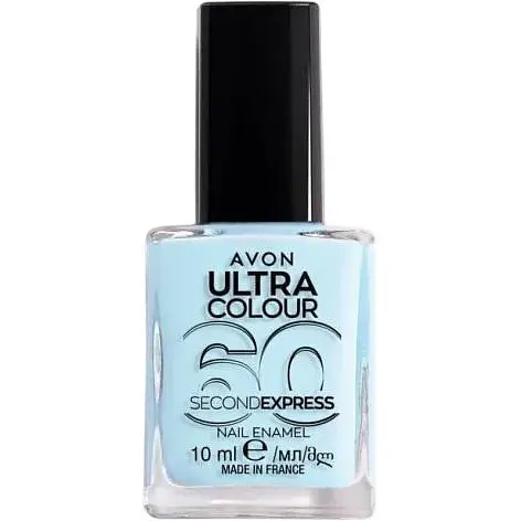 Швидковисихаючий лак для нігтів Avon УльтраКолір за 60 секунд Blue My Mind 10 мл (494693240) - фото 1