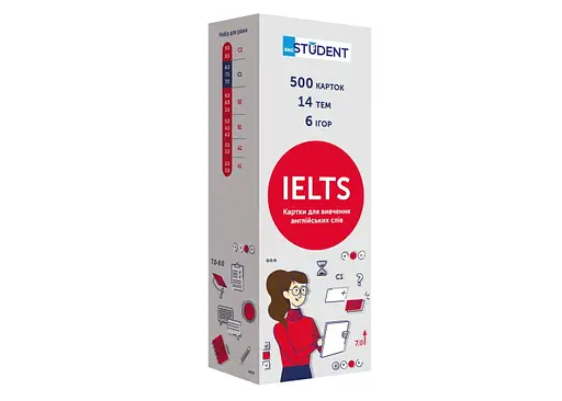 Настільна гра English Student Картки для вивчення англійської мови English Student IELTS (укр.) (59123282)