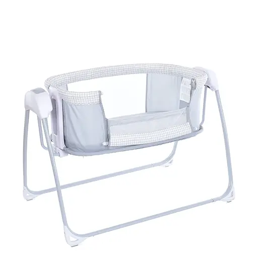 Кроватка-люлька Mastela 8902 с пультом управления серый - фото 4