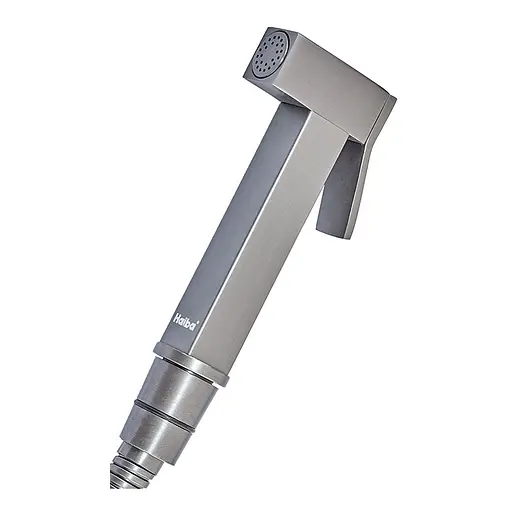 Гігієнічний душ прихованого монтажу Haiba Kubus 002 graphite HB4003, Графіт - фото 3