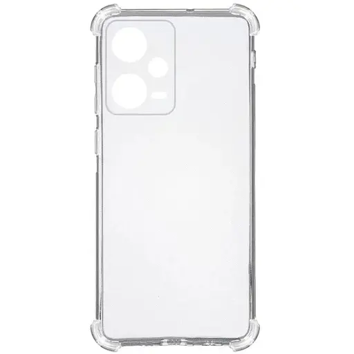 TPU чехол GETMAN Ease logo усиленные углы Full Camera для Xiaomi Redmi Note 12 Pro 5G Бесцветный (прозрачный)