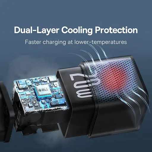 МЗП Baseus GaN5S OS 20W (1USB-C) (P10162503) Cluster Black - фото 7