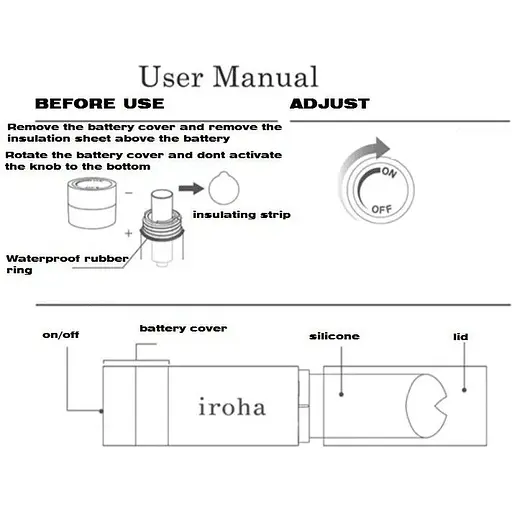 Вибратор-помада Iroha Stick White - фото 5