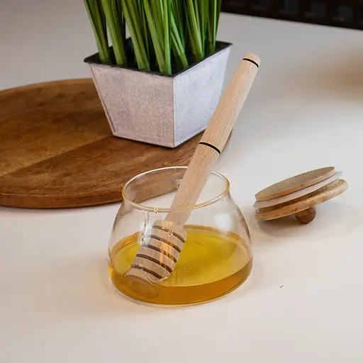 Ложка для меду дерев'яна 20 см, Woodly 84919 - фото 9