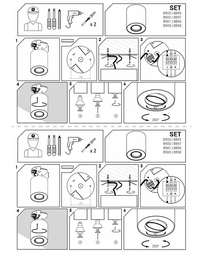 Точечный светильник Nowodvorski 8895 Set - фото 4