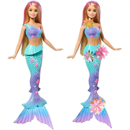 Лялька-русалонька Barbie Фантастичний світ Квіткова магія блондинка (JDM72) - фото 3