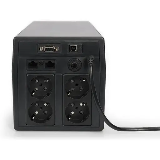 ДБЖ Digitus Line-Interactive, 2000VA/1200W, LCD, 4xSchuko, RJ45, RS232, USB - фото 4