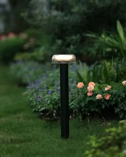 Вуличний світильник на сонячній батареї Zuma Line Bluet LED 1x2.5W 3000K 200Lm IP44 чорний - фото 3