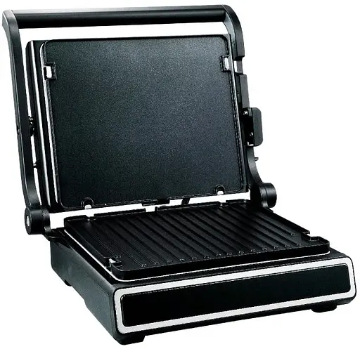 Прижимной гриль Grunhelm G1817 сенсорное управление плоская сменная поверхность 1800 Вт - фото 3