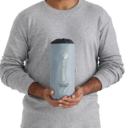 Надувной коврик Sea To Summit Ether Light XR Insulated ASC Mat Large Rectangular Dark Grey (1033-STS ASL051152-321705) - фото 4
