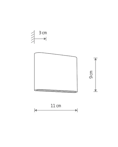 Вуличний світильник Nowodvorski 11365 Semi S Led 2x3W 3000K 300Lm IP54 Brass - фото 6