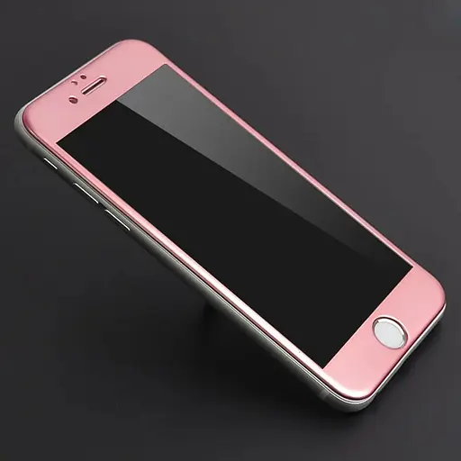 Защитное стекло 3D iPhone 6 6s бронь экрана дисплея Rinco rose gold - фото 1